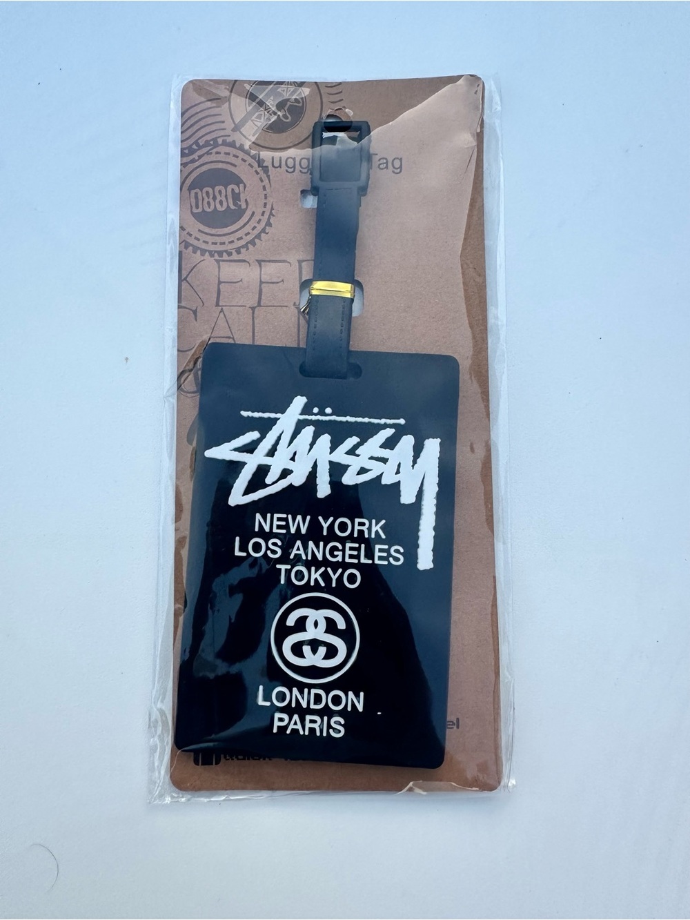 Stussy Logo Silicones Luggage Tag